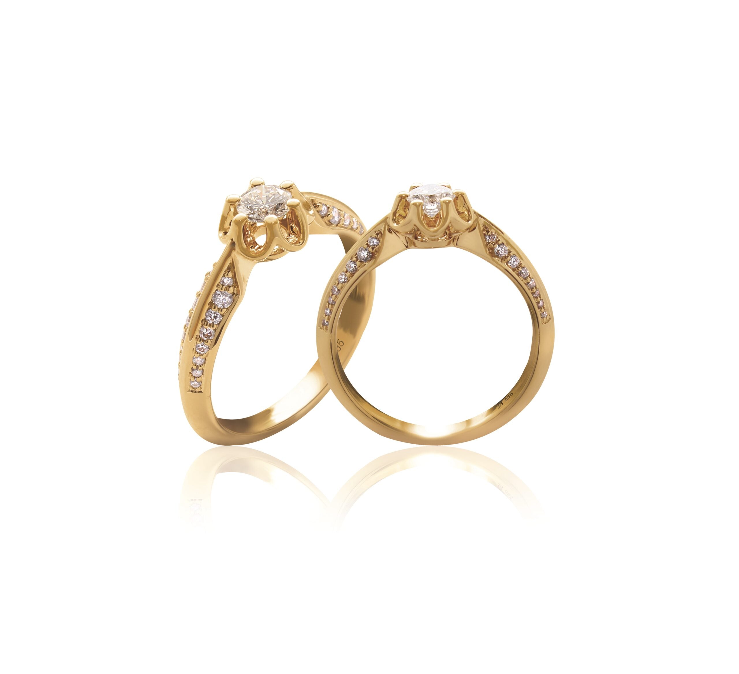 BLOMSTER Tara Ring 14kt., i gold, til female; other, fra Blomster Jewellery