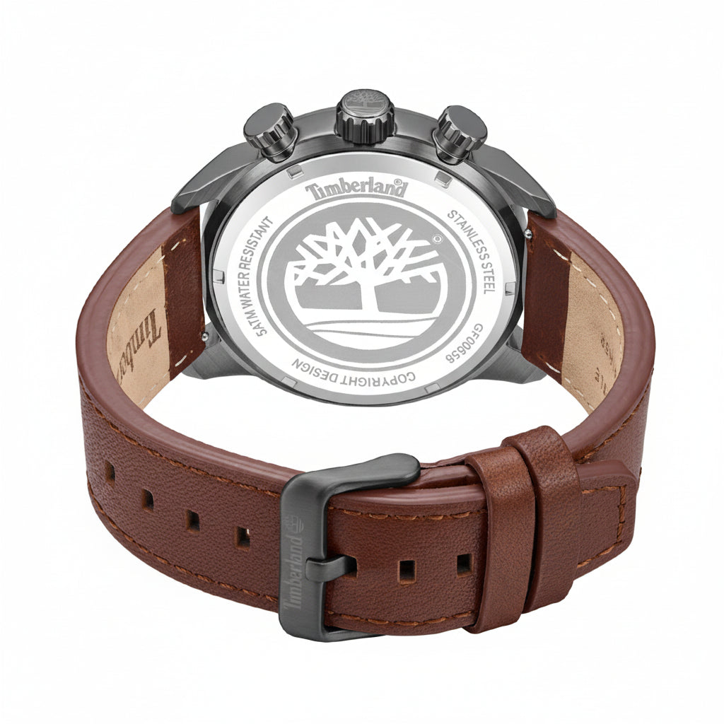 Timberland TDWGF0055601 Henniker II vist som produktfoto med fokus på bagkasse og rem