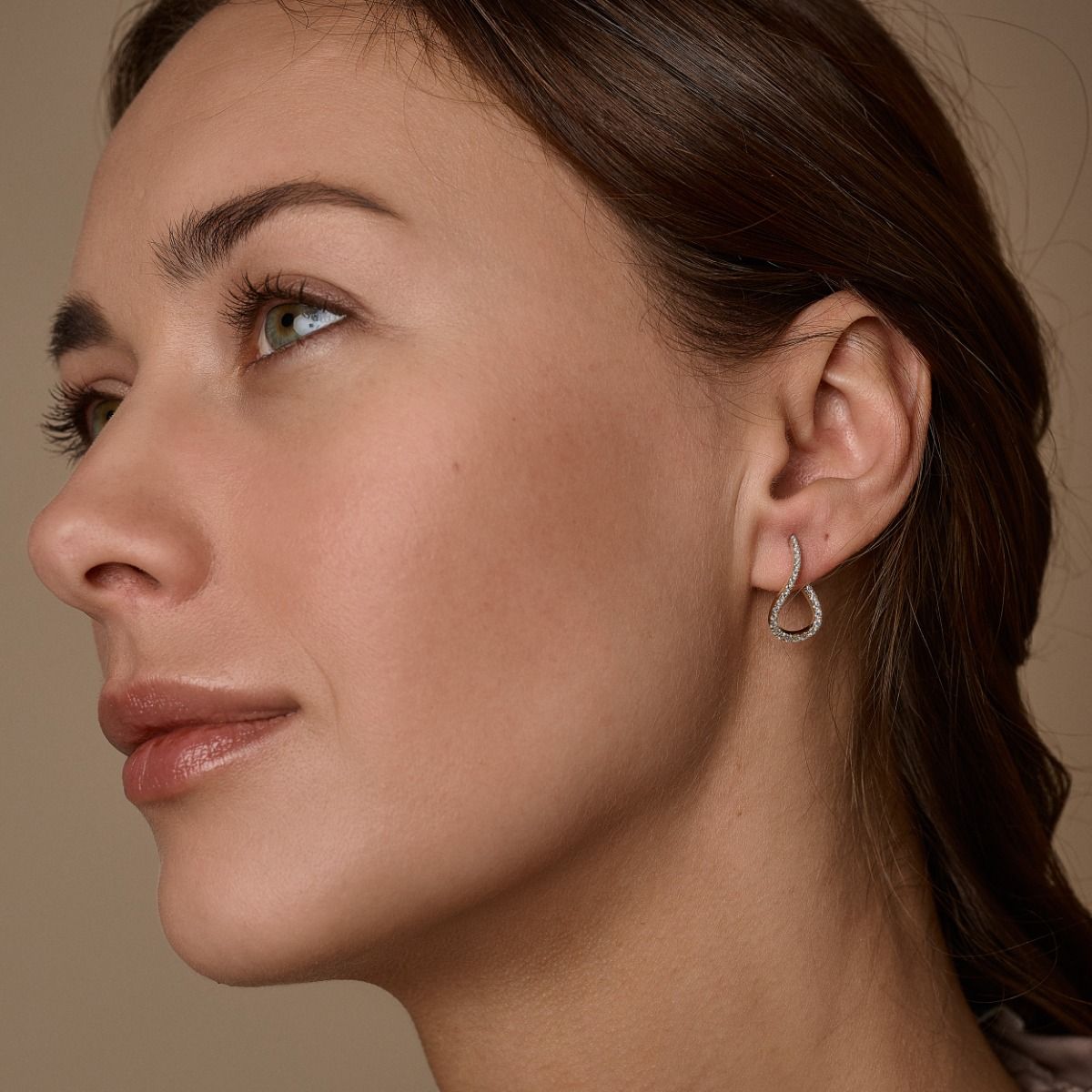 Nuran - Valentina Ørestikker 14kt m. dia - lille