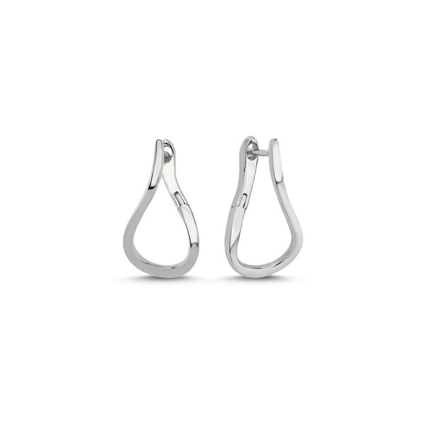 Nuran Valentina Ørestikker lille 14kt Hvg, i red-gold, til unisex, fra Nuran
