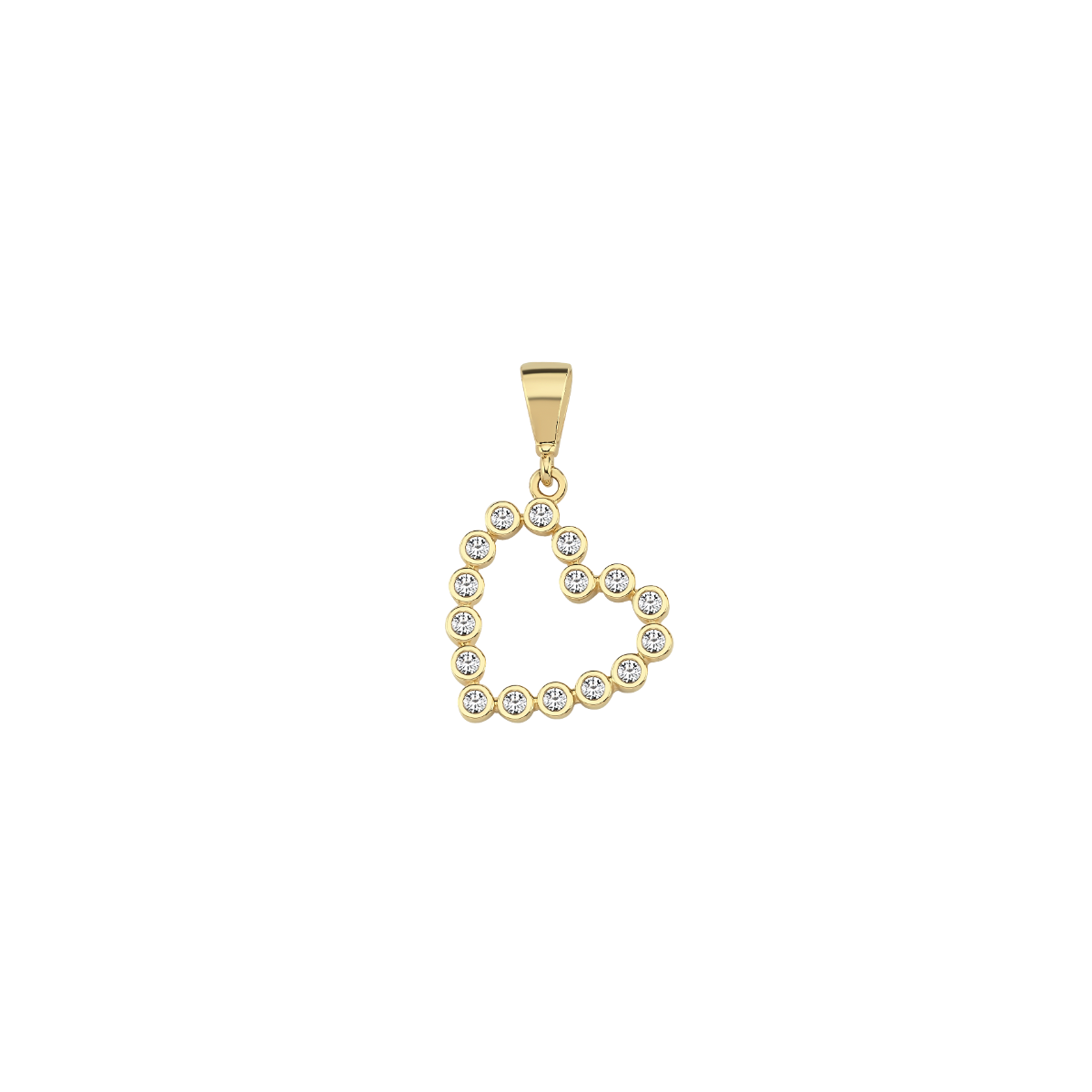 Melfia Vedhæng - 2315 212F, i gold, til female, fra Melfia