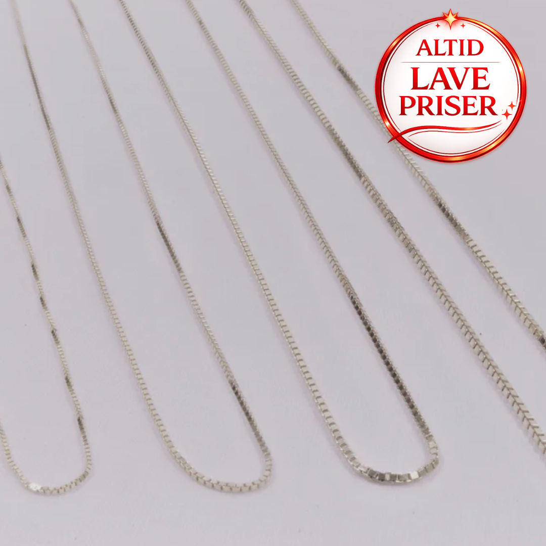 14Kt Hvidguld venezia armbånd 18,5cm