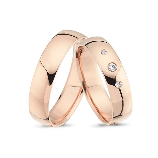 Nuran - VIELSESRING 14 KT Rosa, fra Nuran
