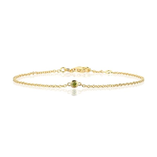 Nuran Zoe Armbånd 14kt guld, i red-gold, til unisex, fra Nuran