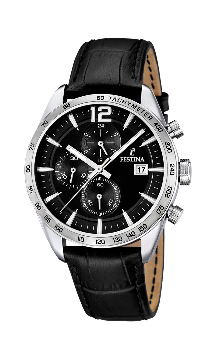 FESTINA H. STÅL CHRONO REM - 16760/4