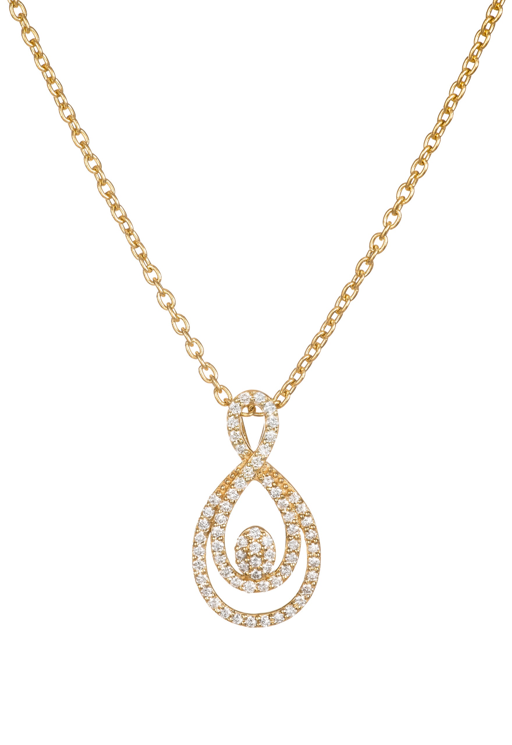 Blomster Vedhæng i 14 kt. rødguld med 66 brillanter (0,31 ct). Brillanterne er TW/SI-VS. Et eksklusivt smykke fra Blomster Jewellery med glitrende elegance.