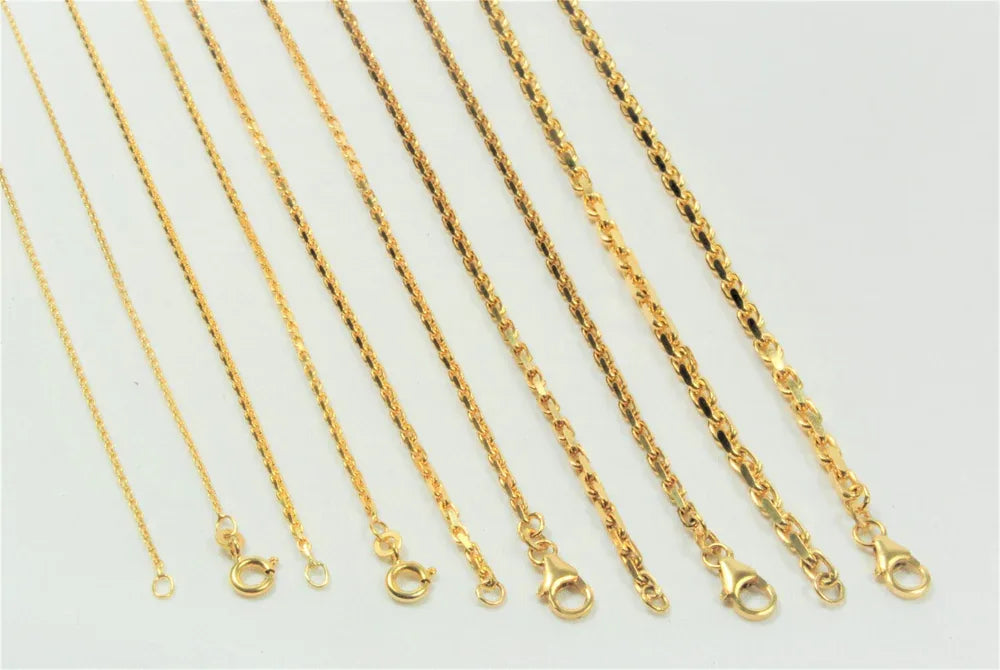 BNH 14Kt Guld anker facet armbånd 17cm