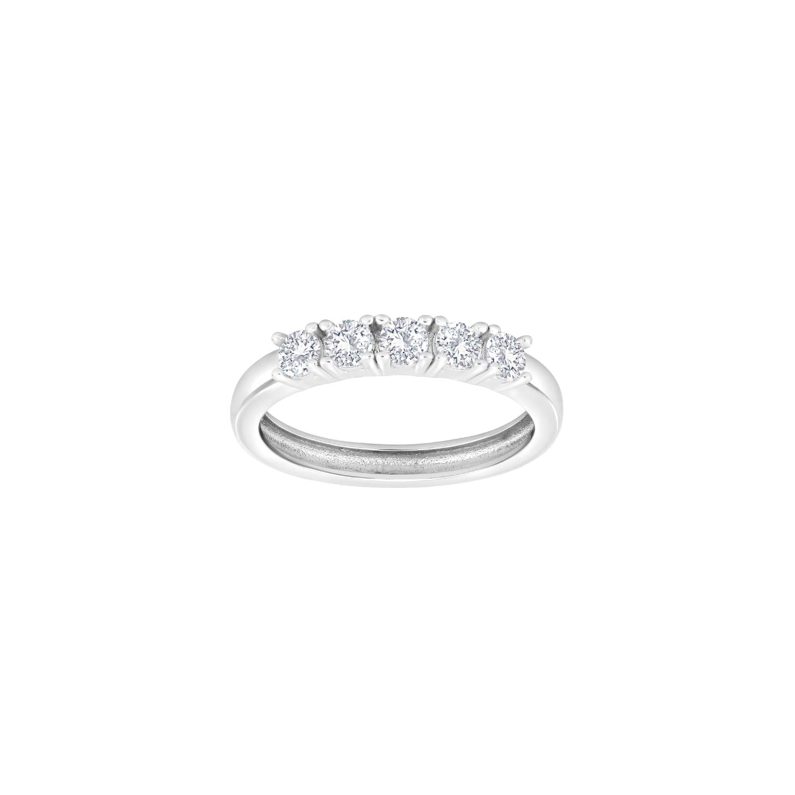 Rhd. Sølv ring 5cz OBINOR str. 54, fra Joanli Nor