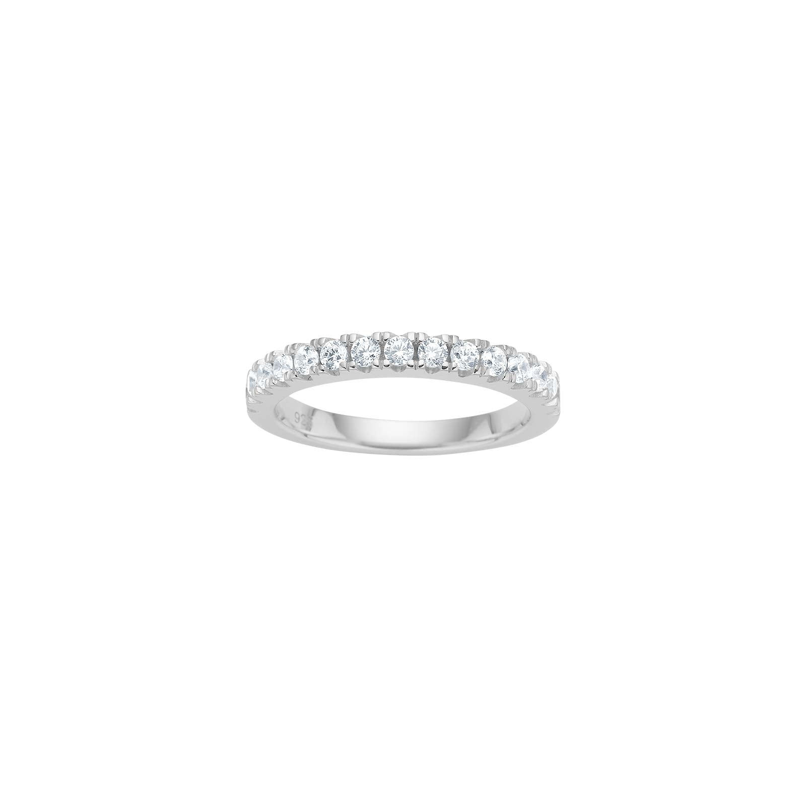 Rhd. Sølv ring ADINANOR large str. 54 – Ring i rhodineret sølv fra Joanli Nor – Varenr. '10451360954