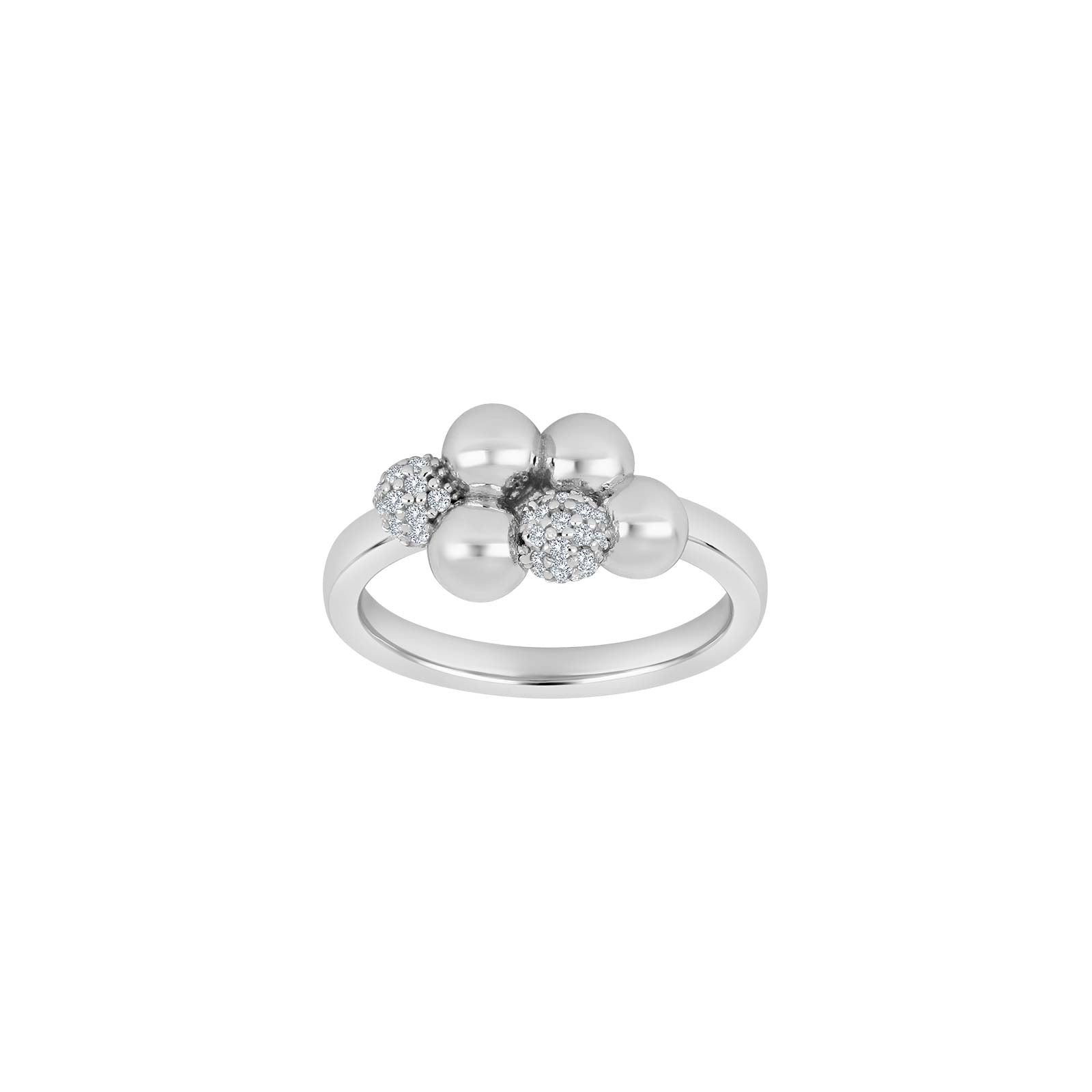 Rhd. Sølv ring OLINANOR str. 52 – Ring i rhodineret sølv fra Joanli Nor – Varenr. '10600030952