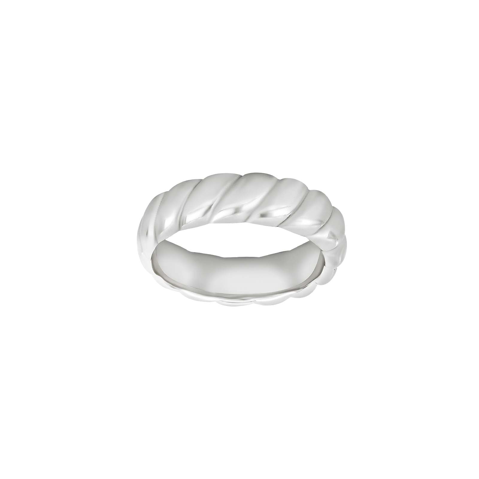 SON stål ring snoet str. 64, fra SON of NOA