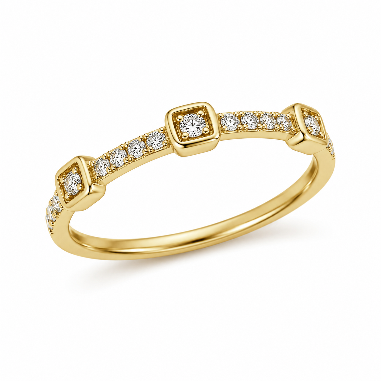 Laxmi 14kt Diamant Ring