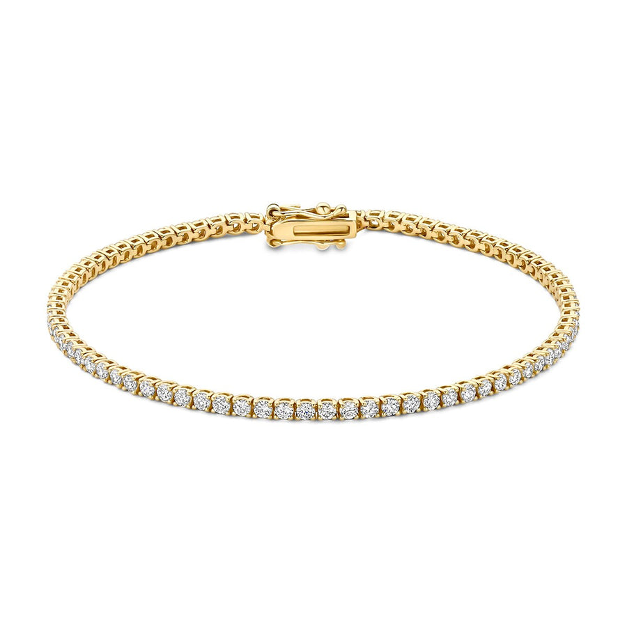 Blush 14 kt guld tennisarmbånd med 2,31 ct labgrown diamanter – elegant klassisk smykke