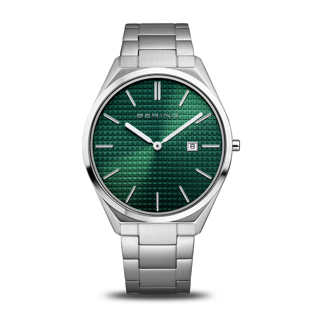 Bering - Ultra Slim | poleret/børstet sølv | 17240-708