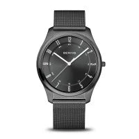 Bering - Ultra Slim | poleret/børstet sort | 18340-222