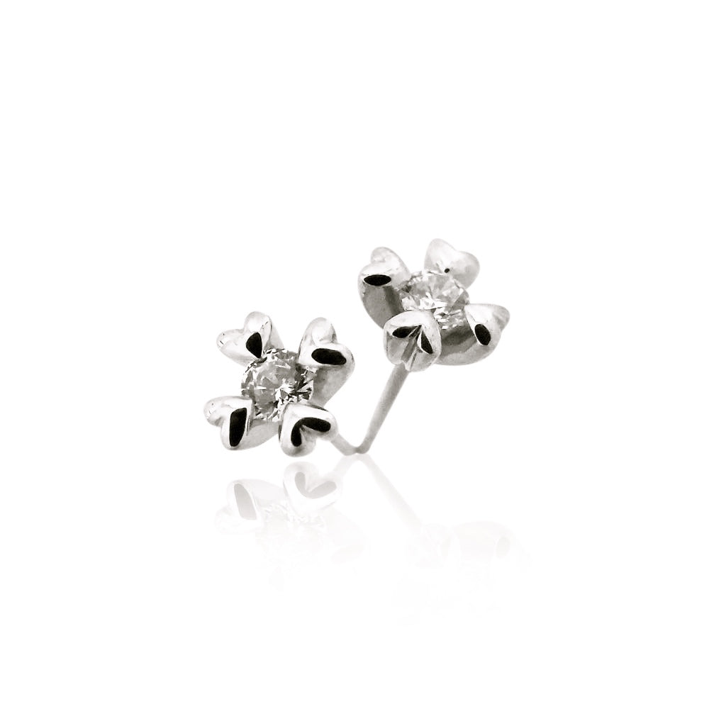 Øreringe ROYAL HEART 0.28ct - 14kt