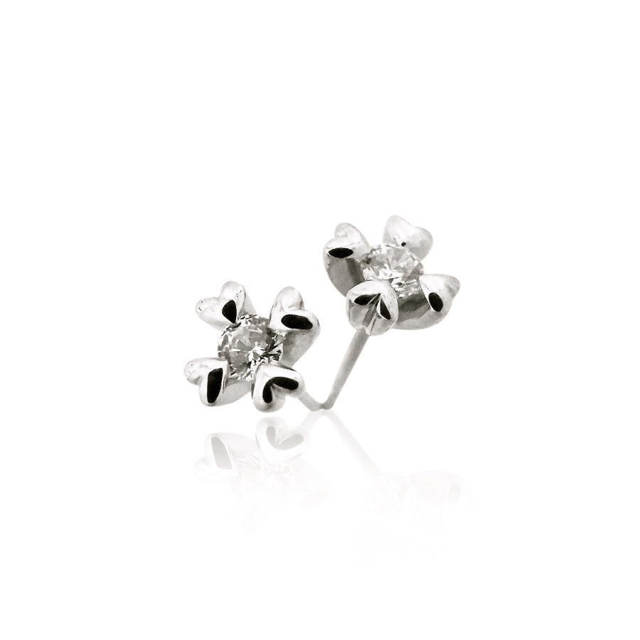 Øreringe ROYAL HEART 0.28ct - 14kt