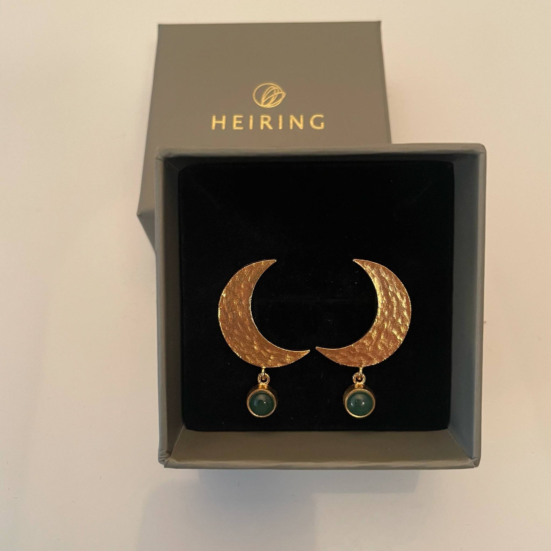 Heiring - MOON ørering med aventurin