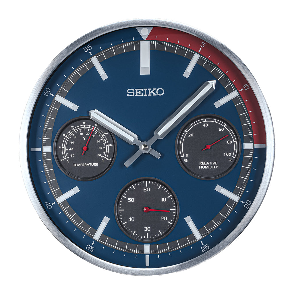 Seiko vægur QXA822S med termometer og hygrometer