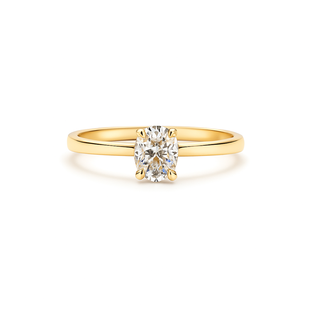 Solaris lab. diamond - Ring 14kt m. 0.75ct