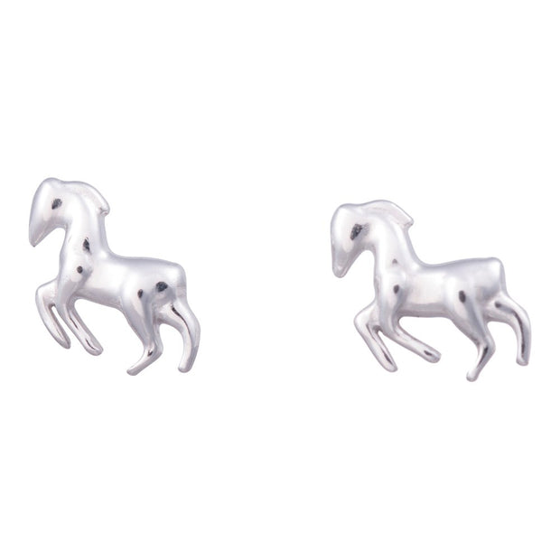 NOA Kids Jewellery Rhod. sølvørestikker hest