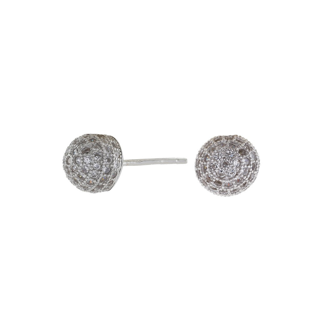 Sølvrhd. ørestik AMOLANOR m/ cz* – Ring i rhodineret sølv fra Joanli Nor – Varenr. '30450270900
