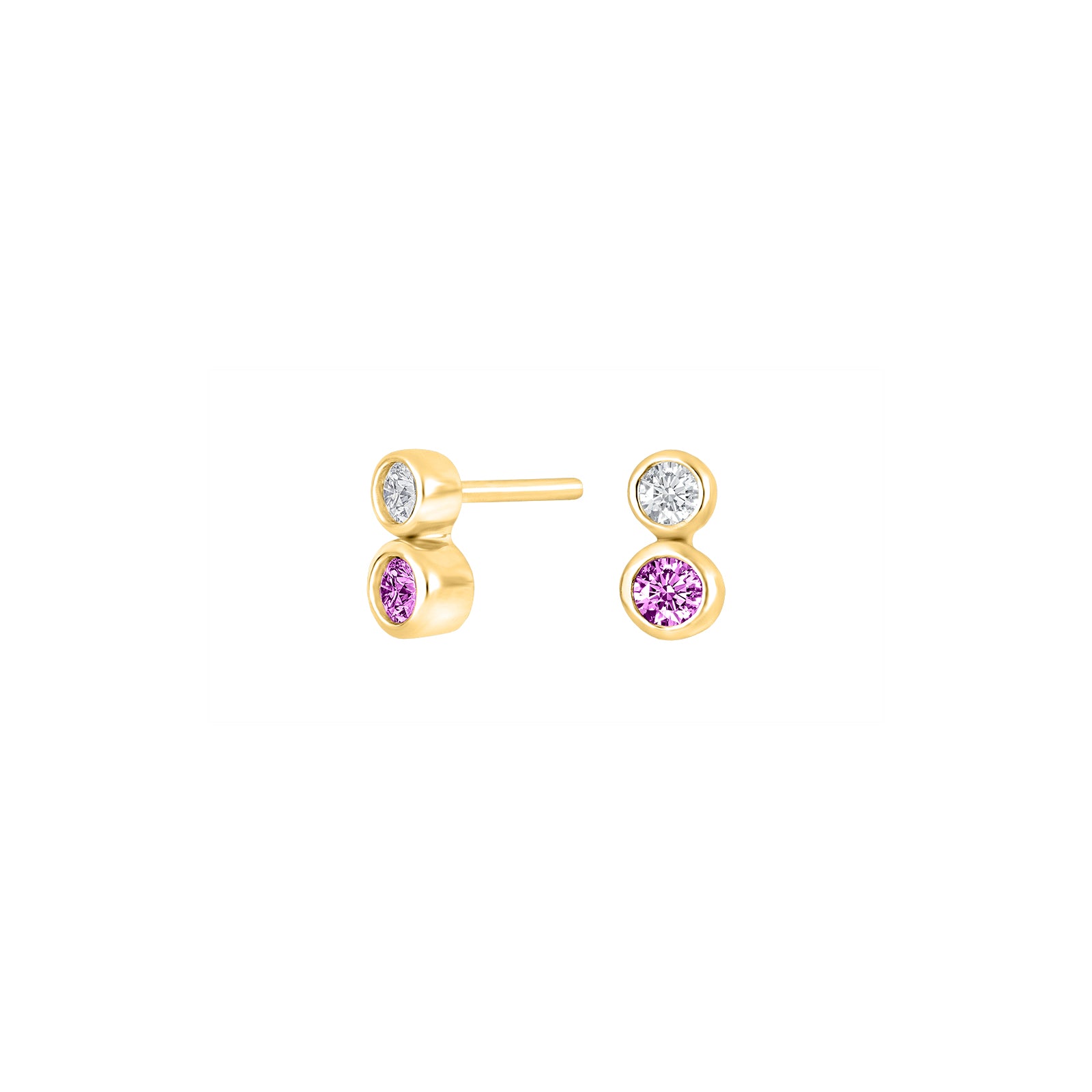 Forgyldt sølv ørestikker pink IDANOR – Ring i rhodineret sølv fra Joanli Nor – Varenr. '30453215900