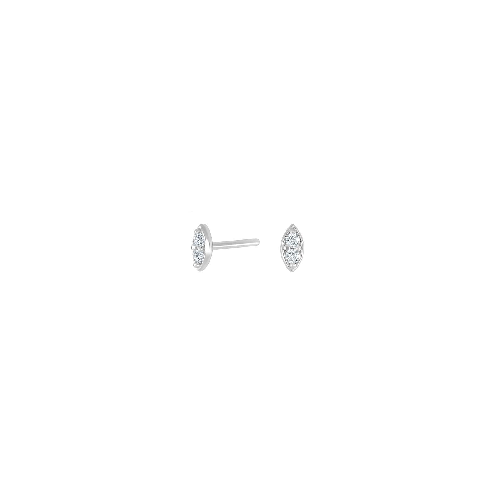 Rhd. Sølv ørestikker 5mm JOANNOR – Ring i rhodineret sølv fra Joanli Nor – Varenr. '30453420900