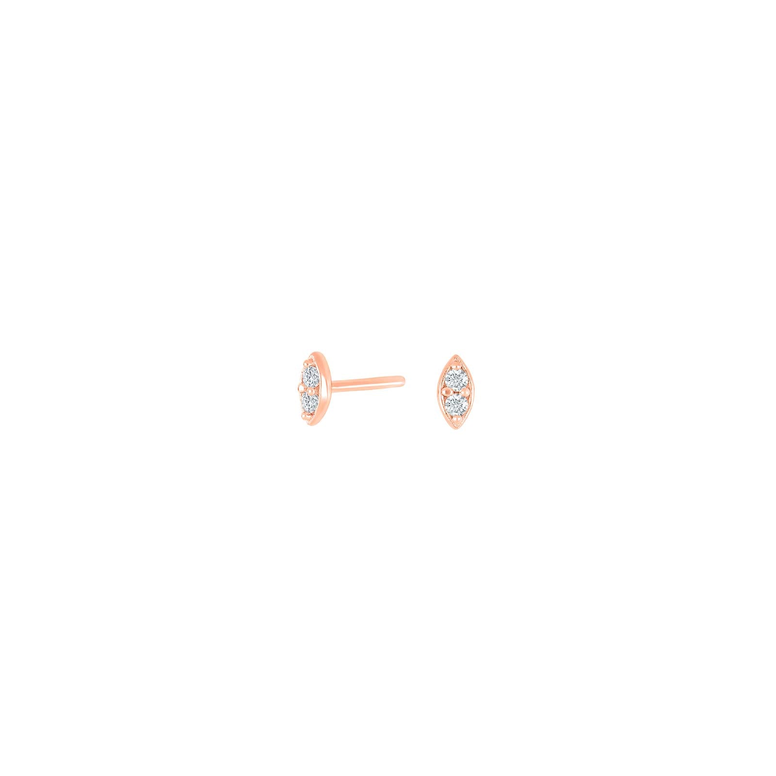 Rosaforgyldt sølv ørestikker 5mm JOANNOR – Ring i rhodineret sølv fra Joanli Nor – Varenr. '30453427900