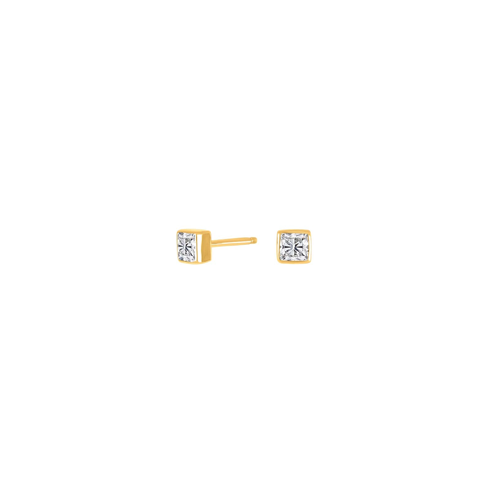 Forgyldt sølv ørestikker 4mm JOANNOR – Ring i rhodineret sølv fra Joanli Nor – Varenr. '30453435900