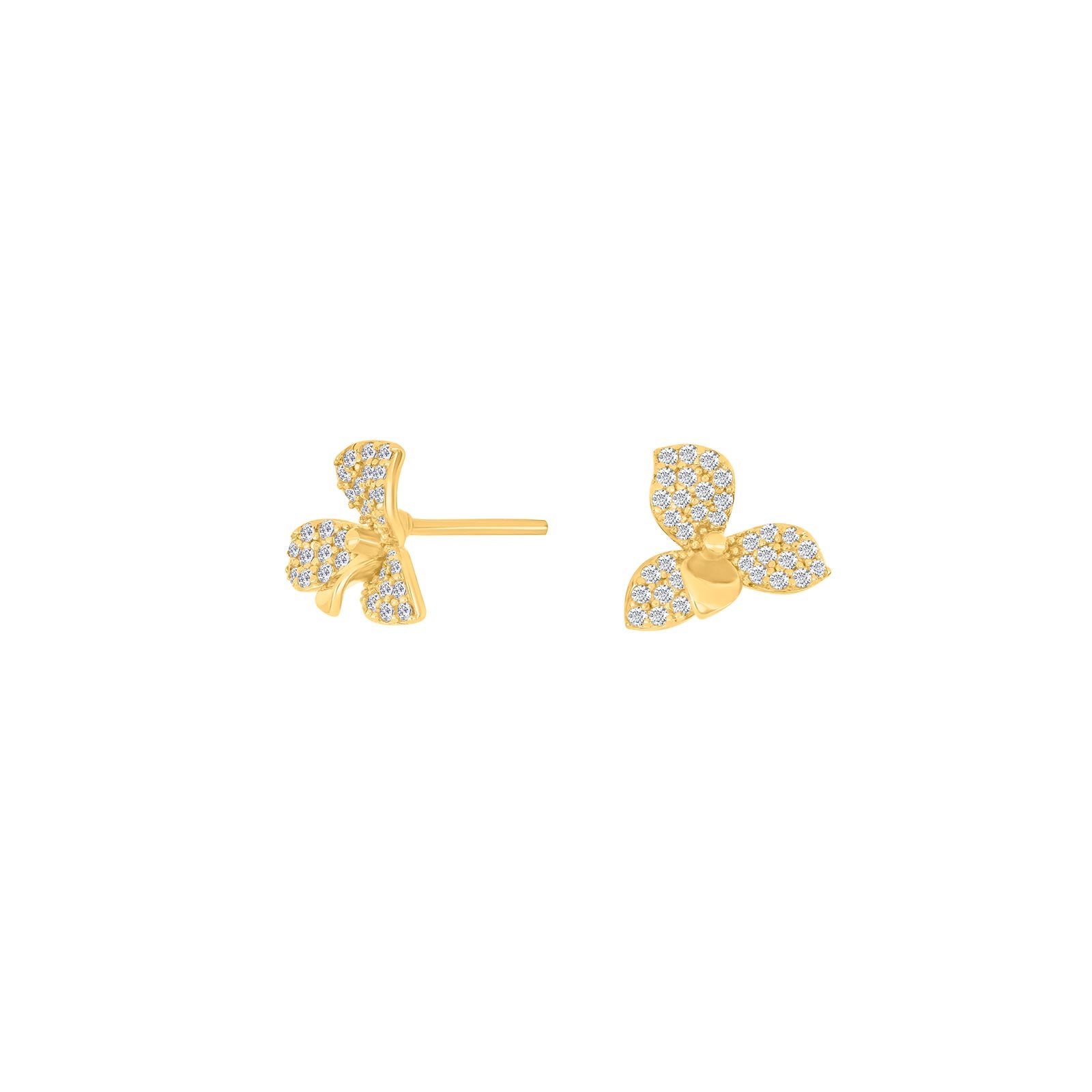 Forgyldt sølv ørestikker LOUISENOR 8mm – Ring i rhodineret sølv fra Joanli Nor – Varenr. '30453825900