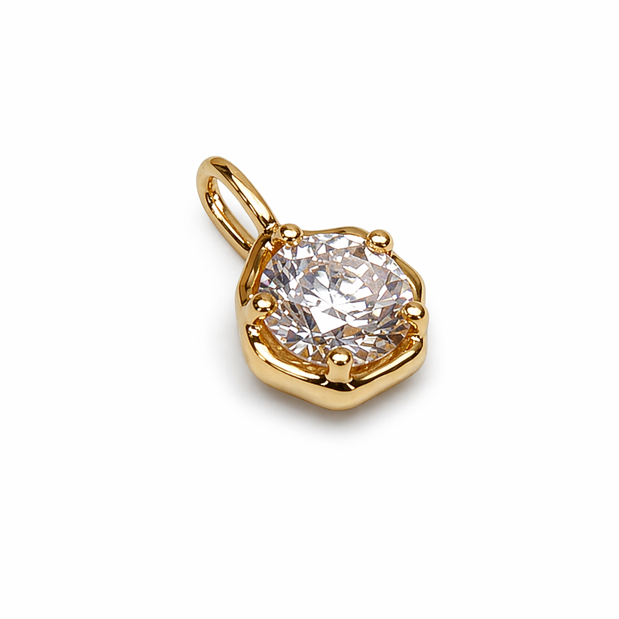 Petersen Jewels 14Kt Rustikt vedhæng med 1,00ct Labgrown Diamant