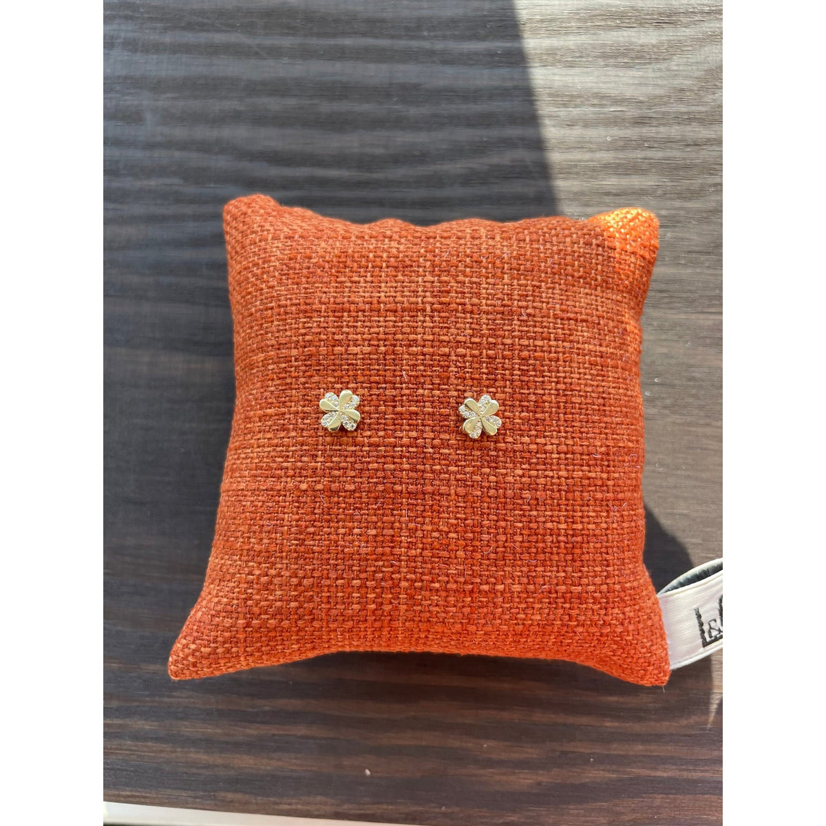 L&G Øreringe 8 kt guld zirkonia 402347 foto 1