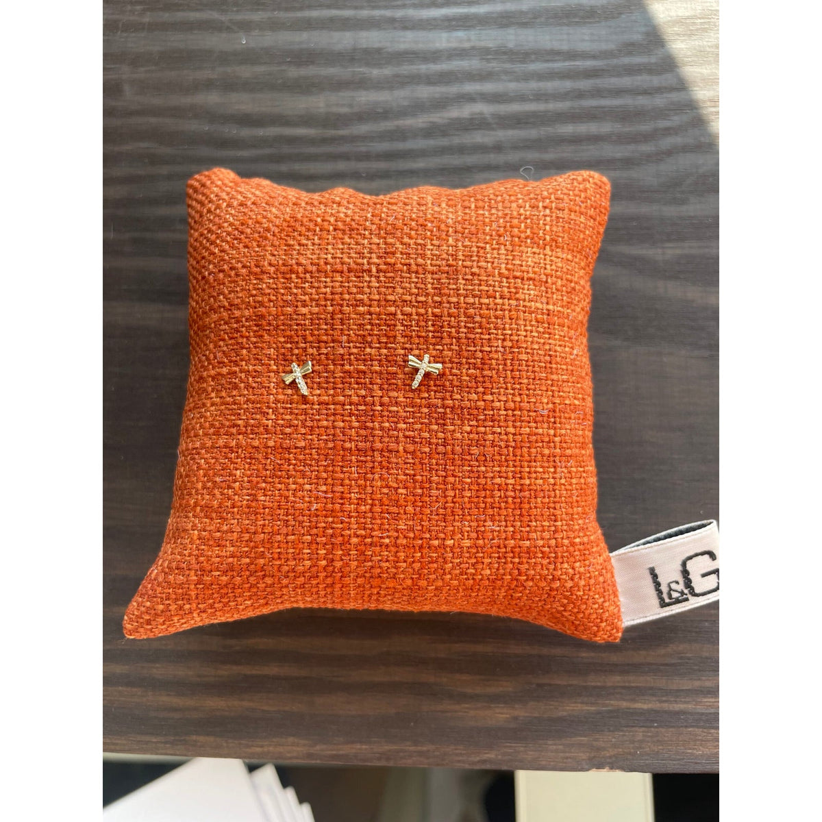 L&G Øreringe 8 kt guld zirkonia 402355 foto 1