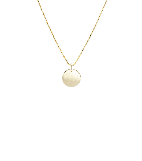 L&G Vedh. 14 kt. rund plade 16mm