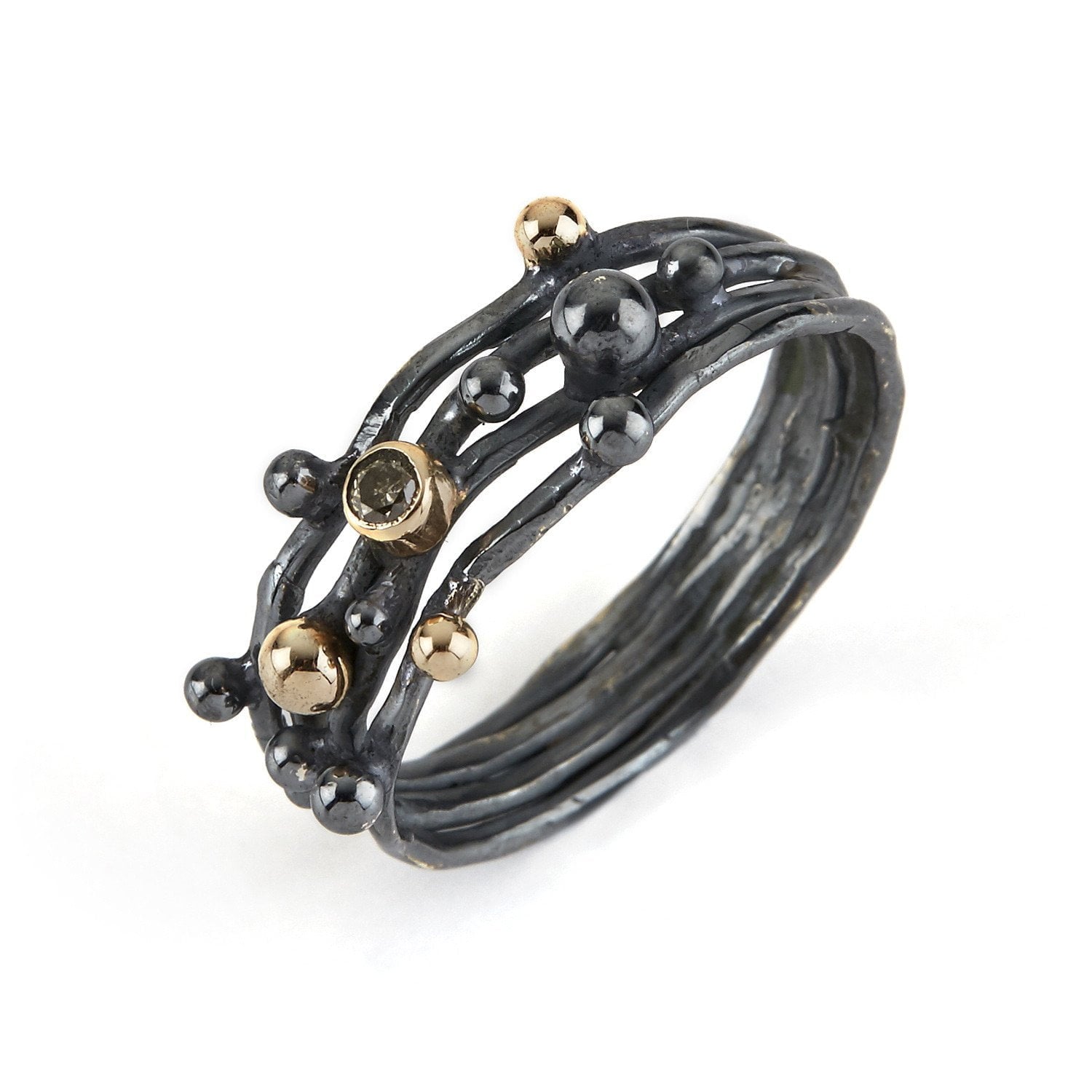 Ring Urban Harlem Buds-4 – Smykke i sølv fra ByBirdie – Varenr. '50110108