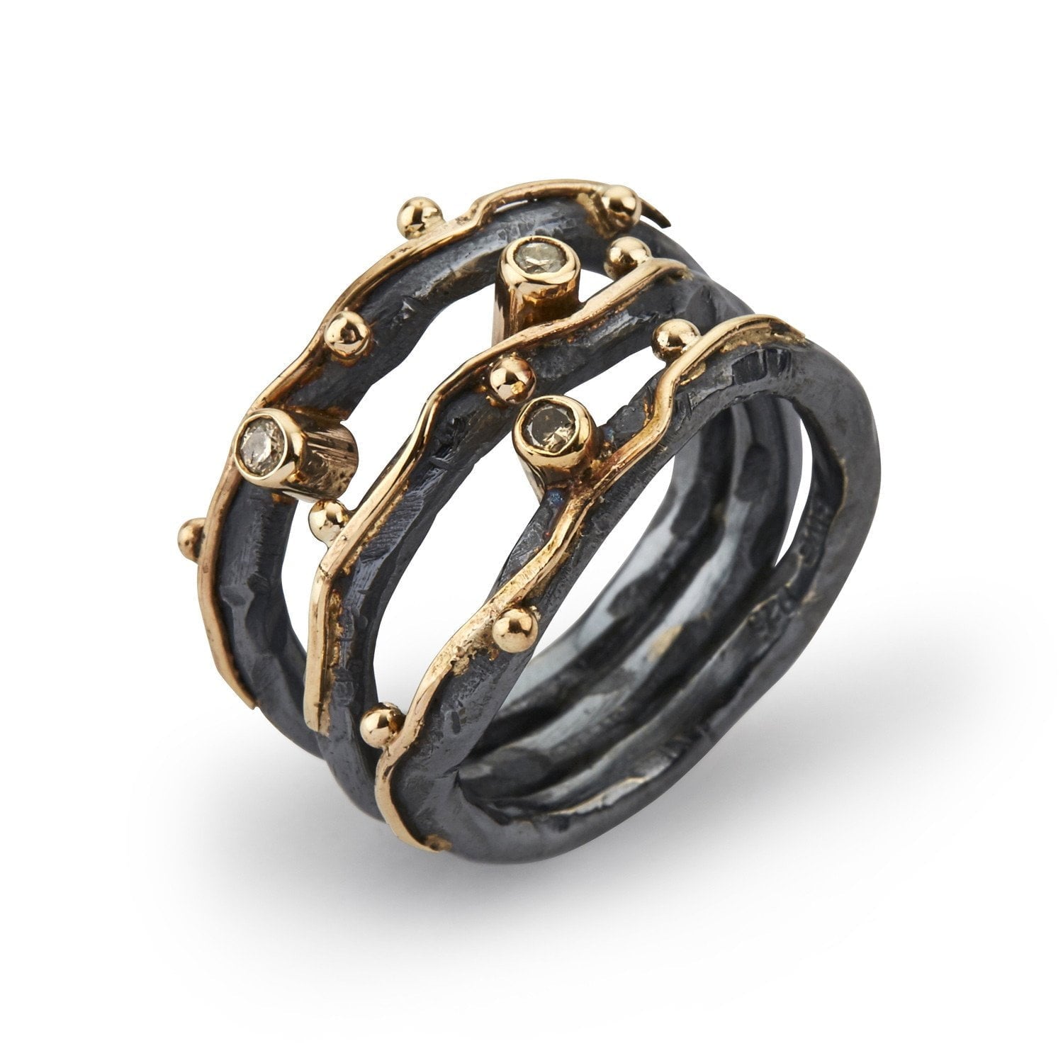 Ring Zeus Tribeca-3 – Smykke i sølv fra ByBirdie – Varenr. '50110138
