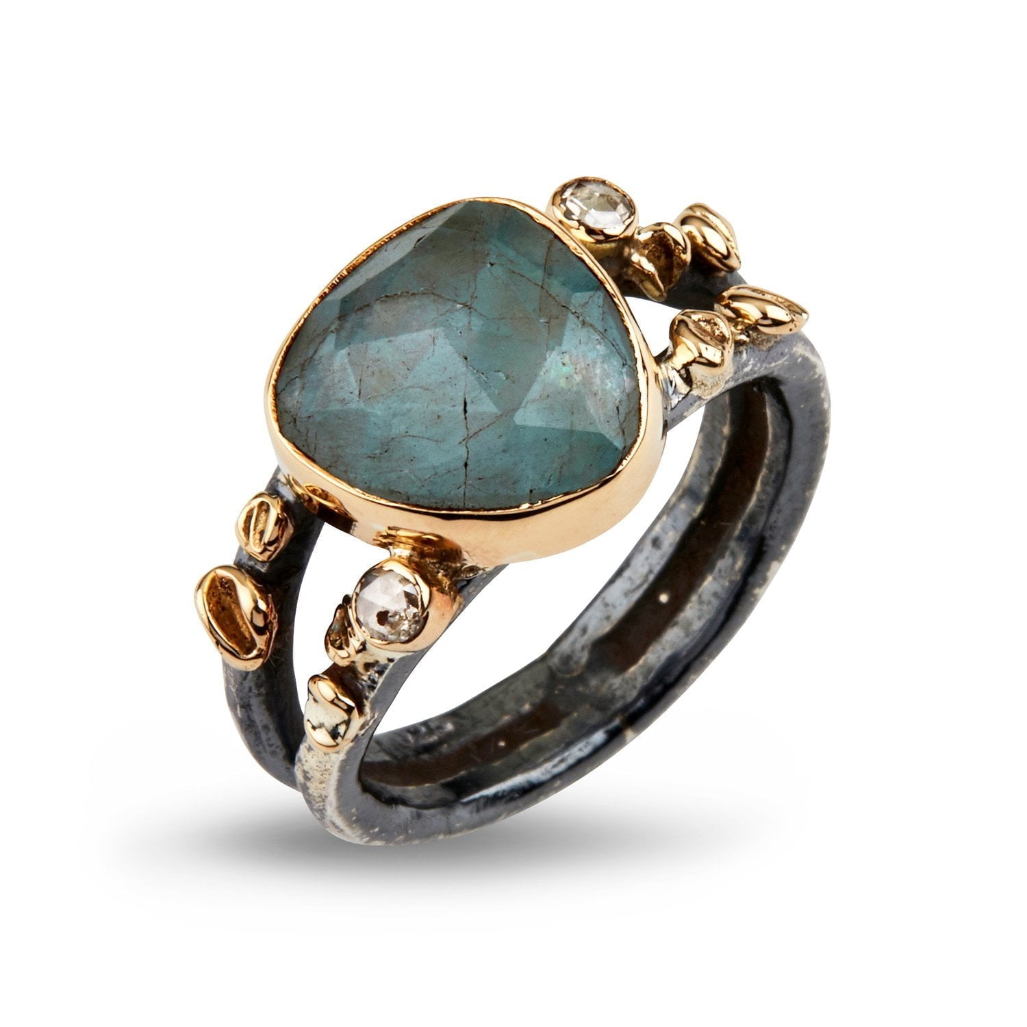 Ring Gili Sea Aquamarine – Smykke i sølv fra ByBirdie – Varenr. 50110169A