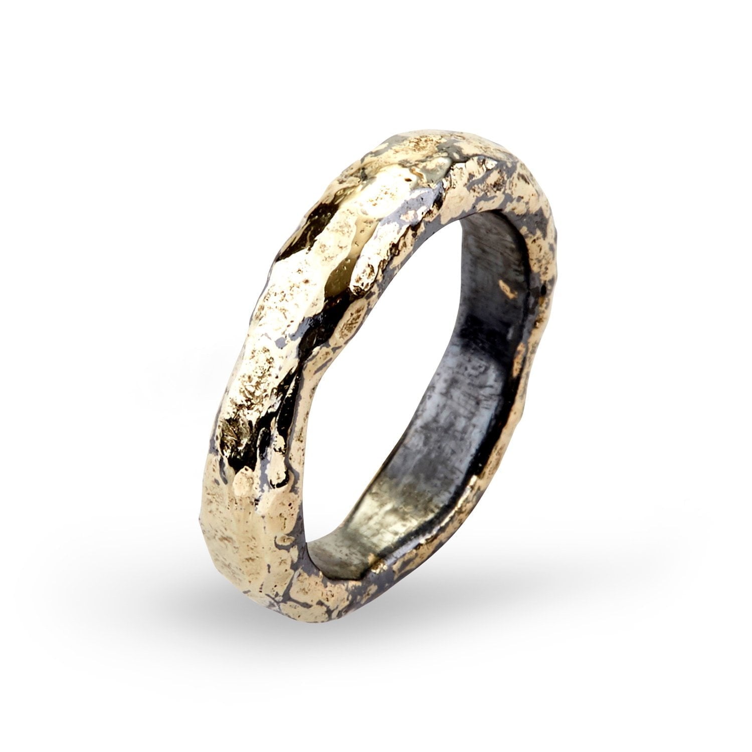 Ring Heritage Golden Plain – Smykke i sølv fra ByBirdie – Varenr. '50110170