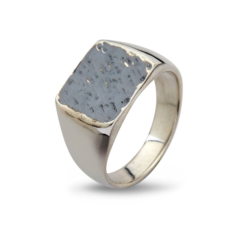 ByBirdie Ring Cushion Hammered ring produktbillede 1