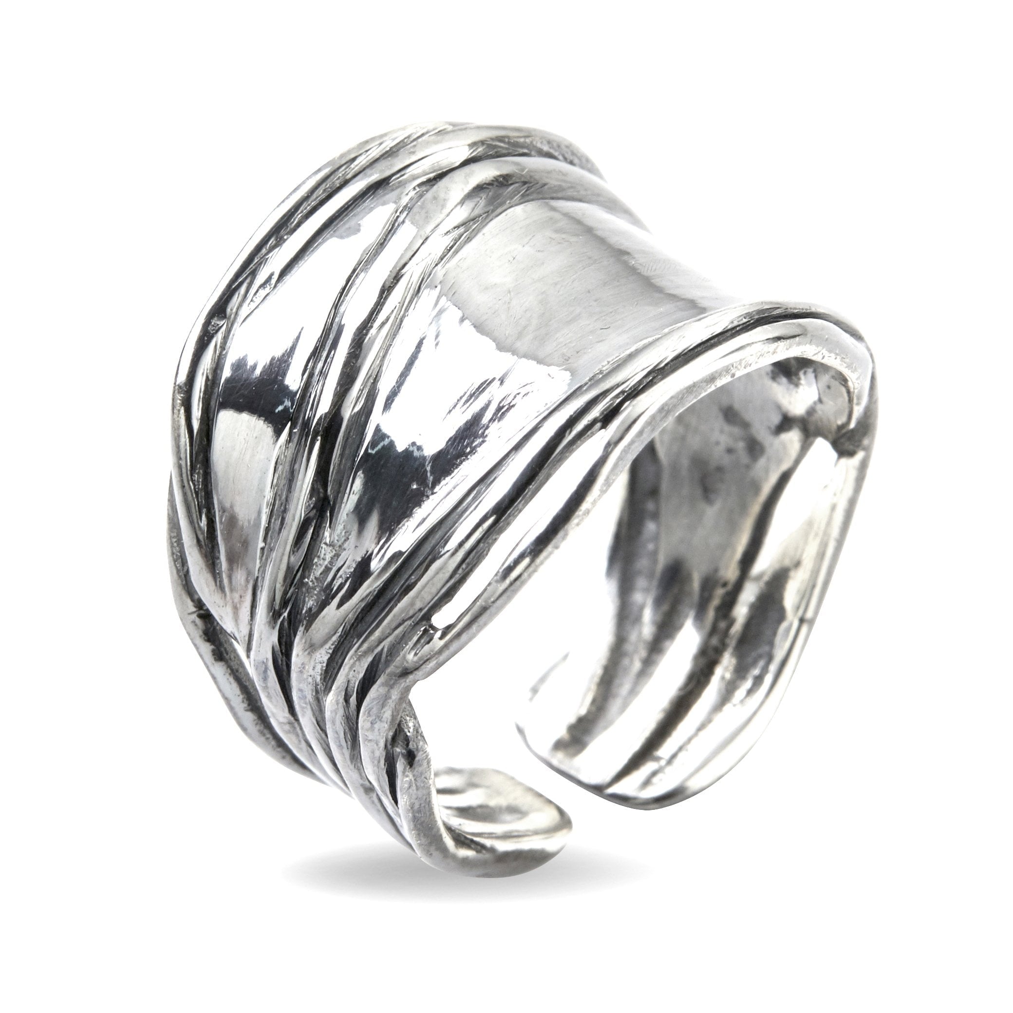 Ring Nebula Silver Slim Polished – Smykke i sølv fra ByBirdie – Varenr. '50110202
