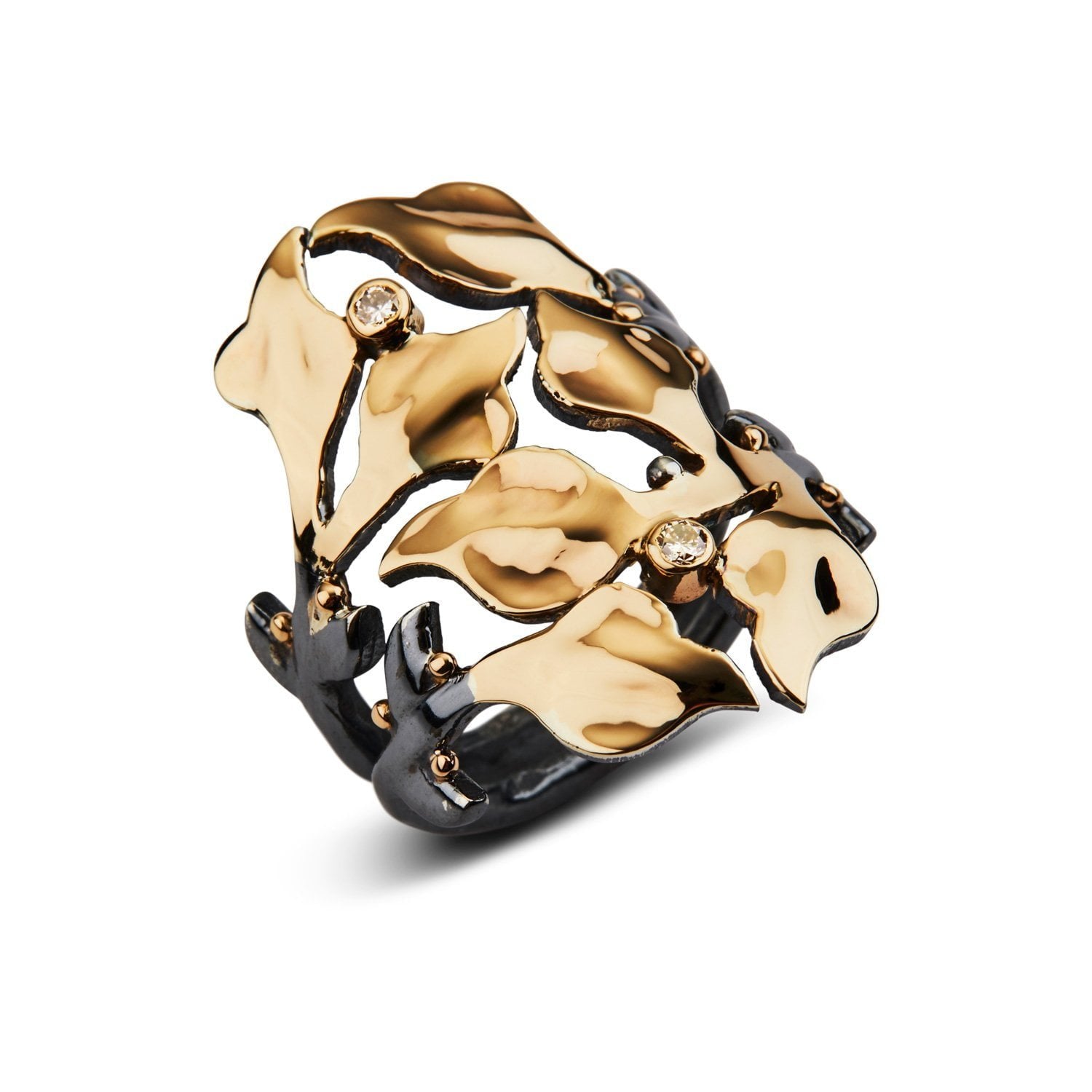 Ring Windsor Gold – Smykke i sølv fra ByBirdie – Varenr. '50110235