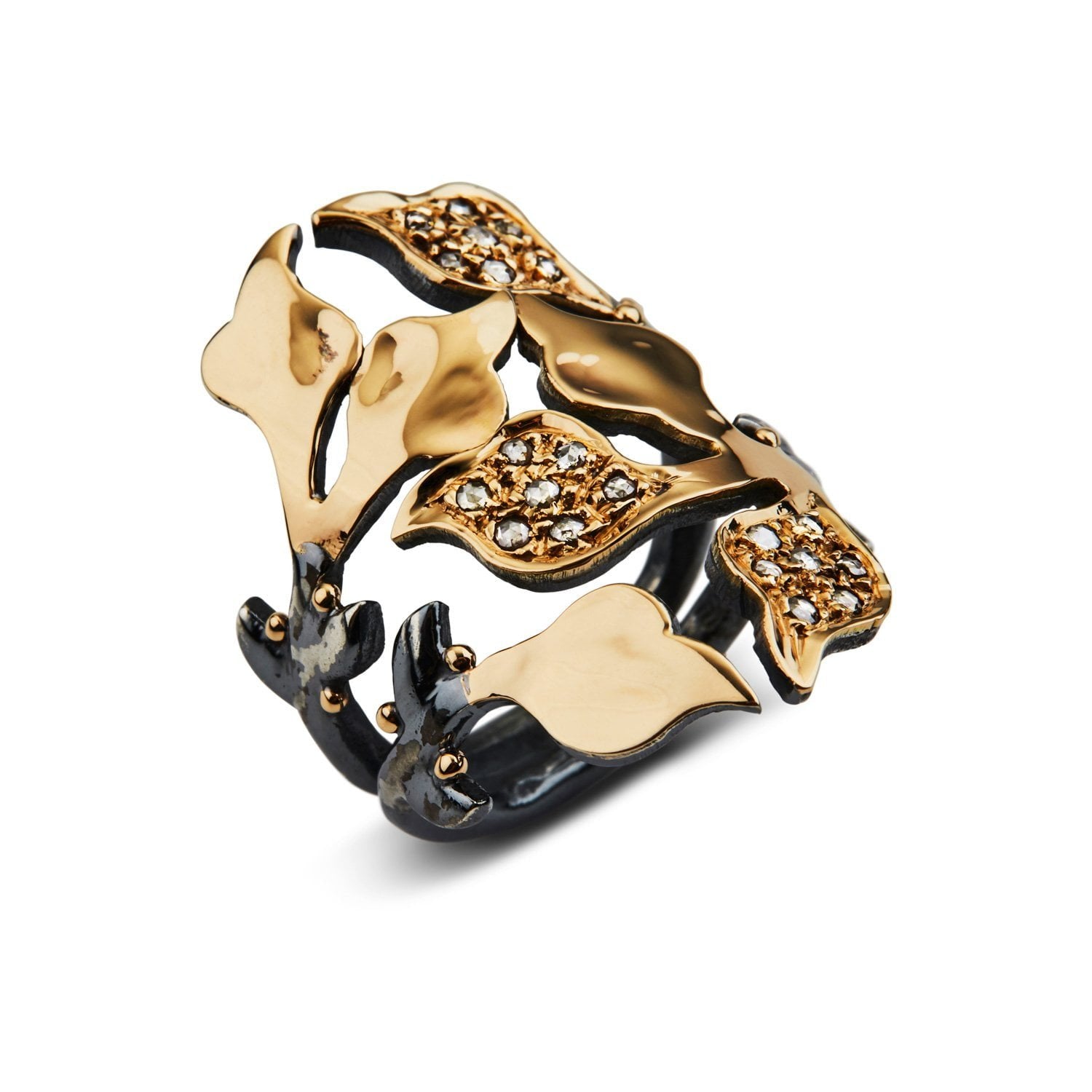 Ring Dover Gold – Smykke i sølv fra ByBirdie – Varenr. '50110237