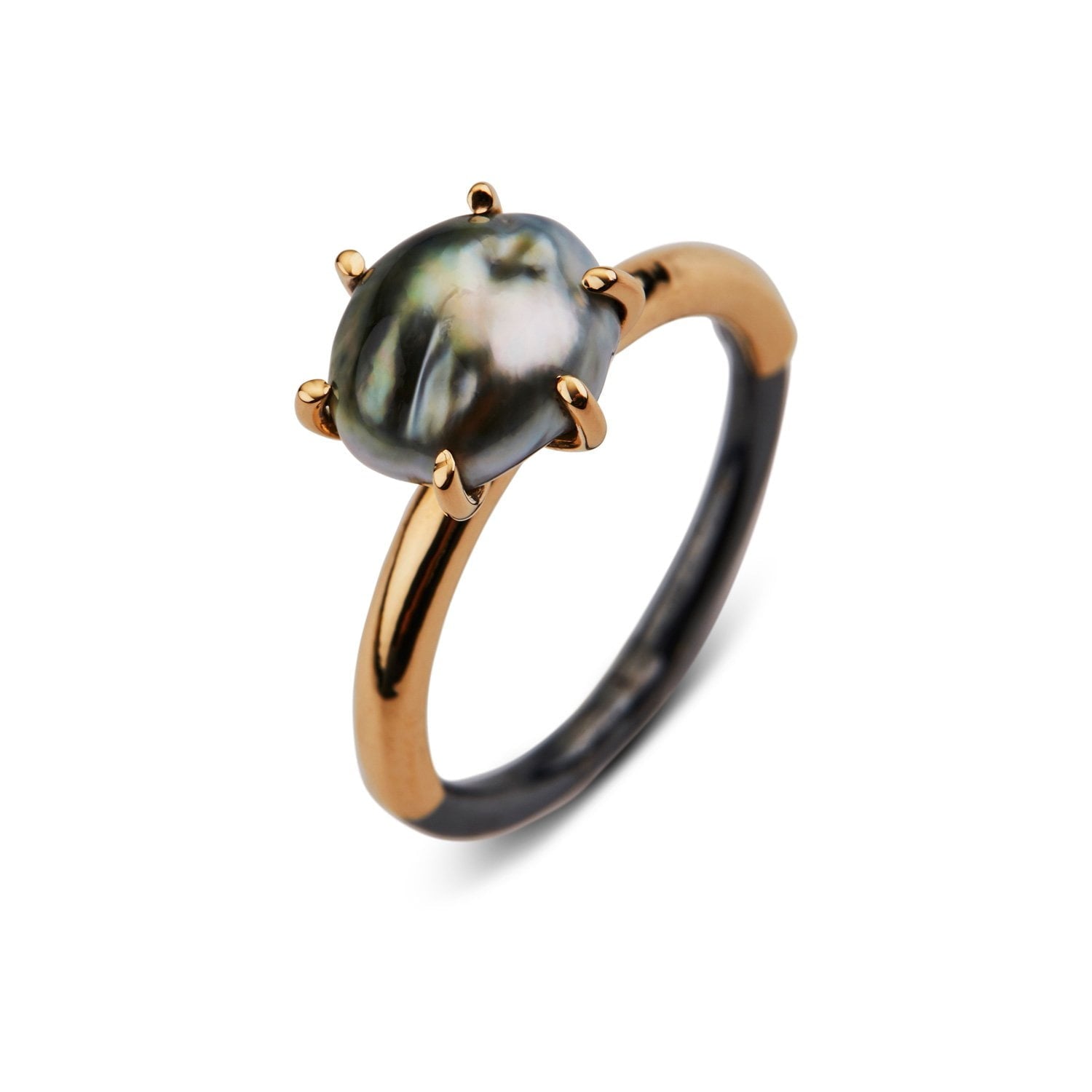 Victoria Keshi Perle Ring – Smykke i sølv fra ByBirdie – Varenr. '50110240
