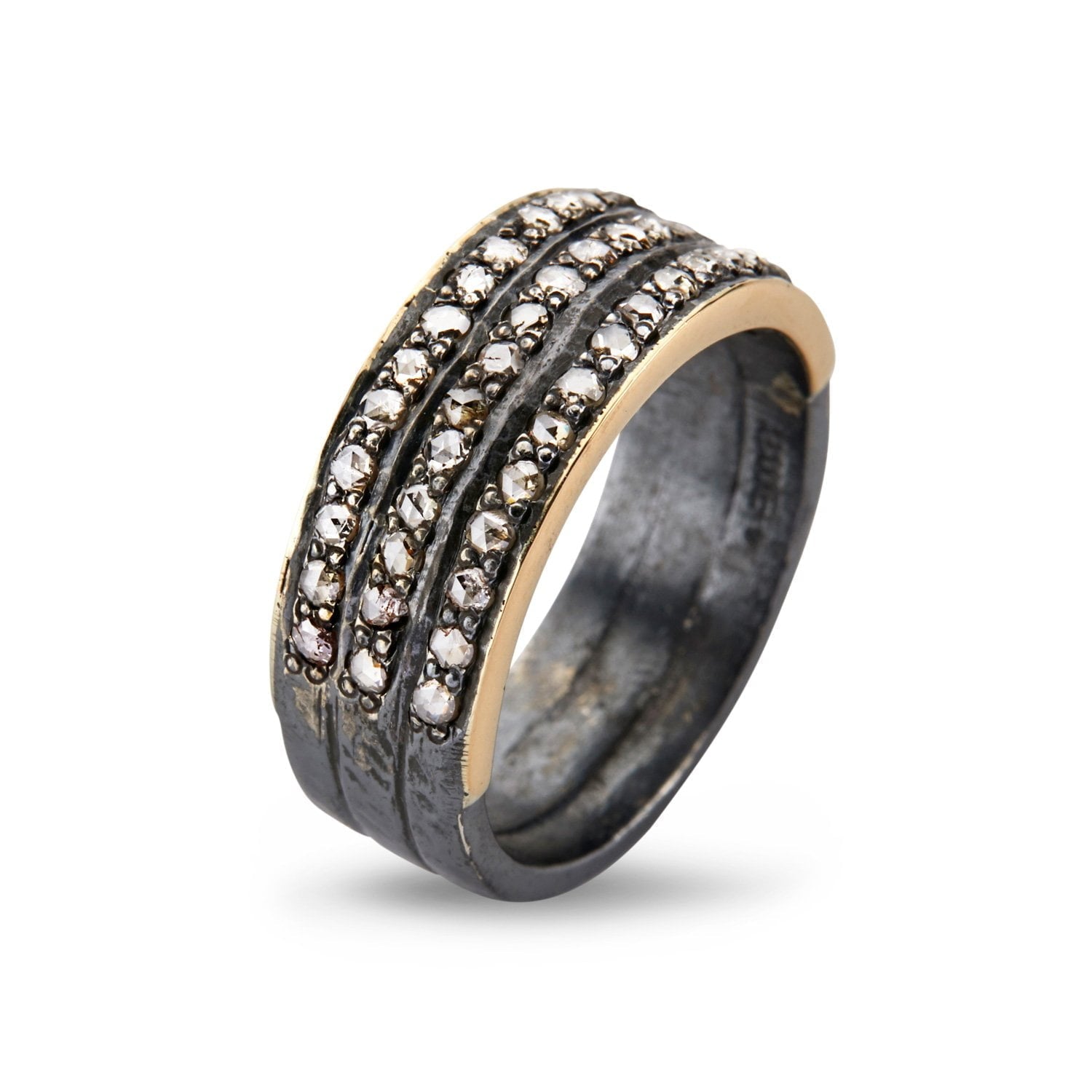 Ring Jackie Triple Pavé – Smykke i sølv fra ByBirdie – Varenr. '50110255