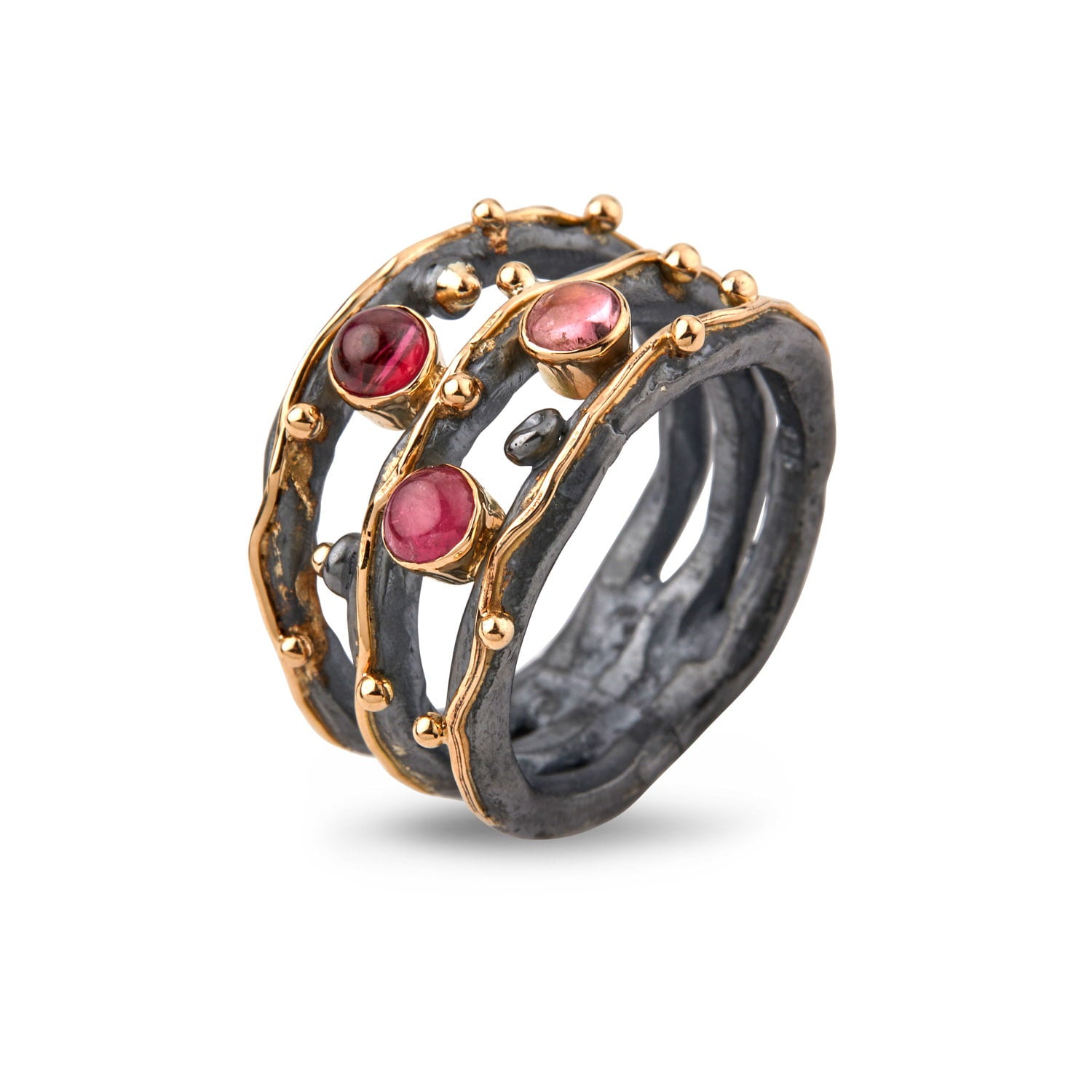 Ring Zeus Tribeca Red – Smykke i sølv fra ByBirdie – Varenr. 50110281A
