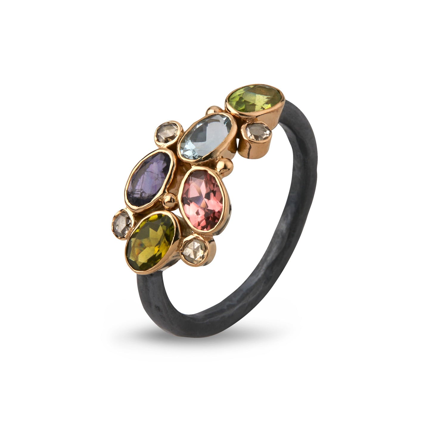 Ring Elisabeth Faceted – Smykke i sølv fra ByBirdie – Varenr. 50110284B
