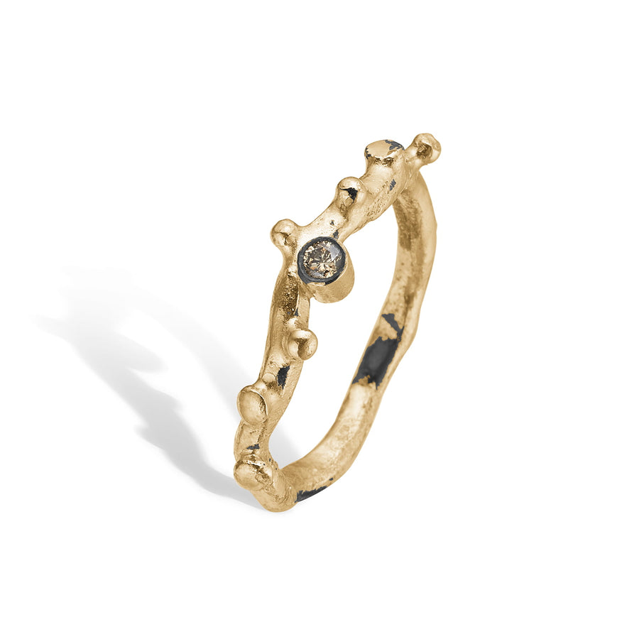 ByBirdie Ring Grace Single Golden ring produktbillede 1