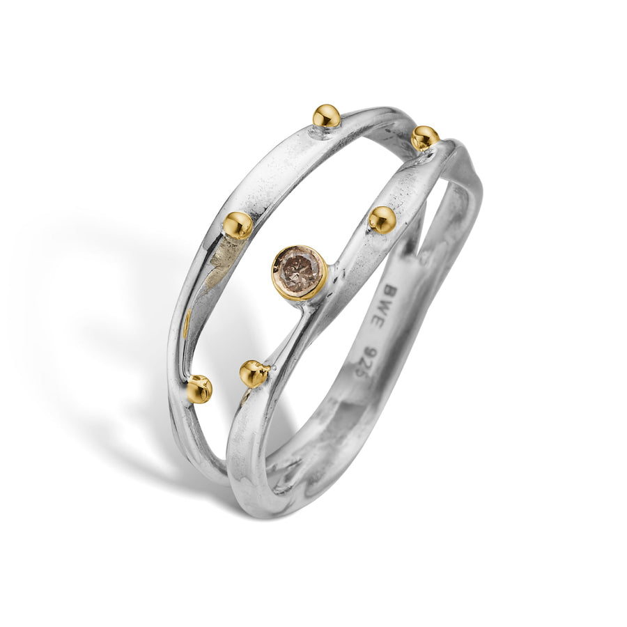 ByBirdie Lotus Duo Ring ring produktbillede 1