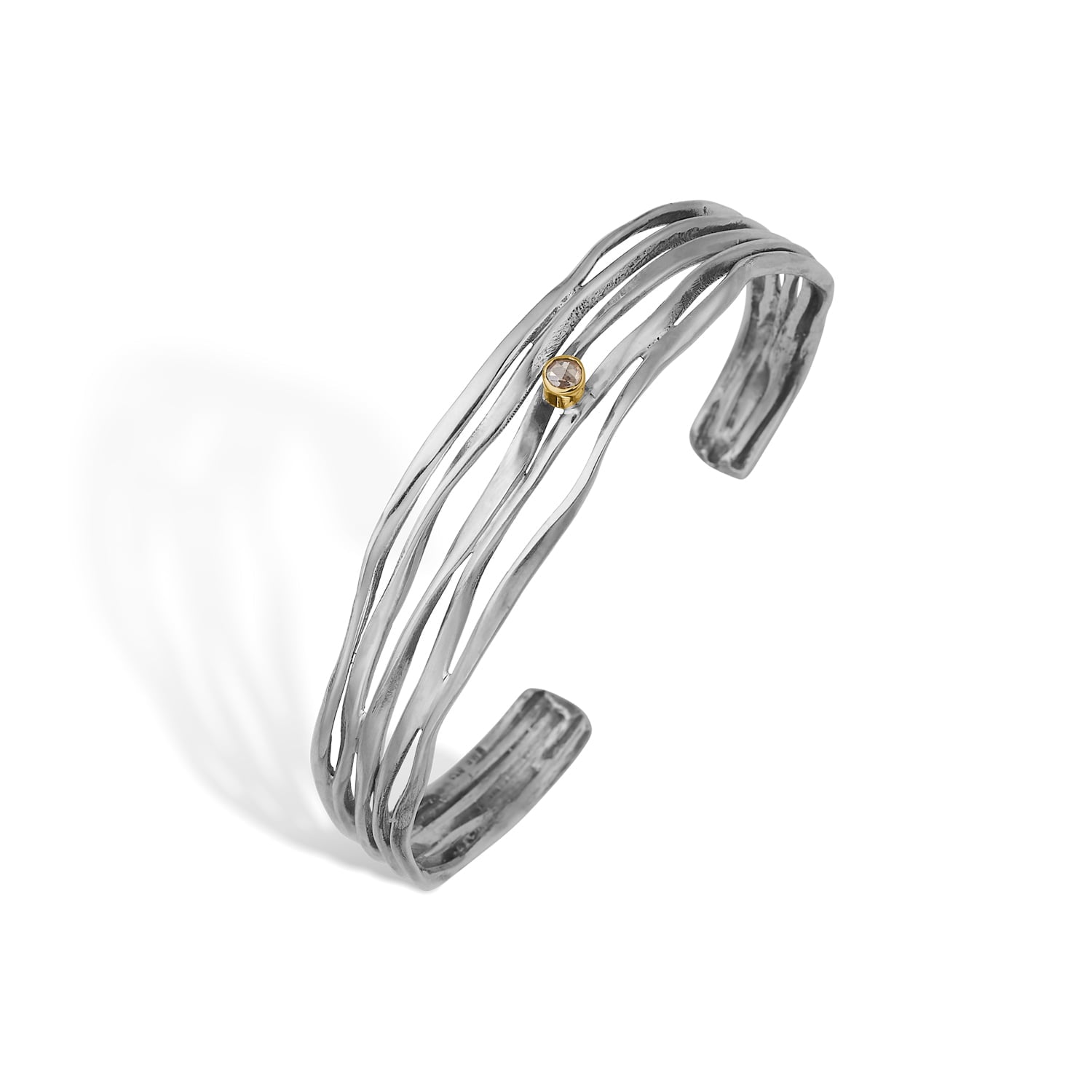 Lotus Rose Armring – Smykke i sølv fra ByBirdie – Varenr. 50301315b